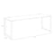 Hirsh Commercial Desks, 23.6 in D X 29.9 in H, 70.9 in W X Steel, Black / Weathered Charcoal 23986 - alternate 2